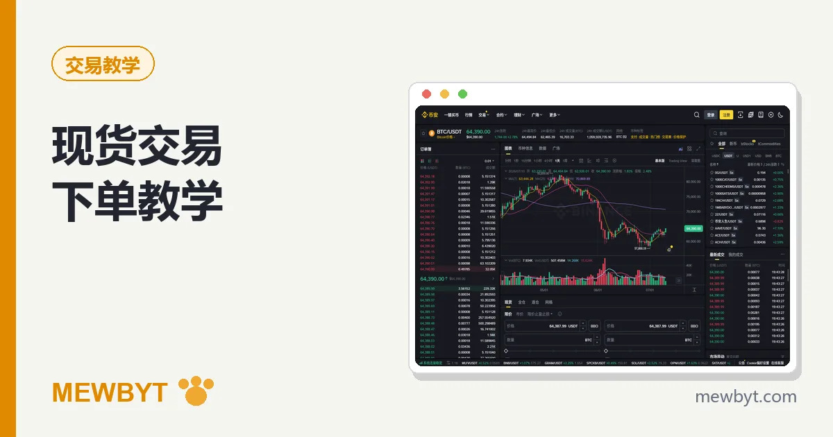 币安现货交易教学封面