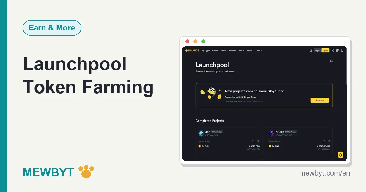 Cover image for the Binance Launchpool guide